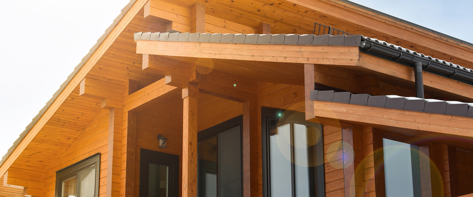 Wood stain on house (exterior)